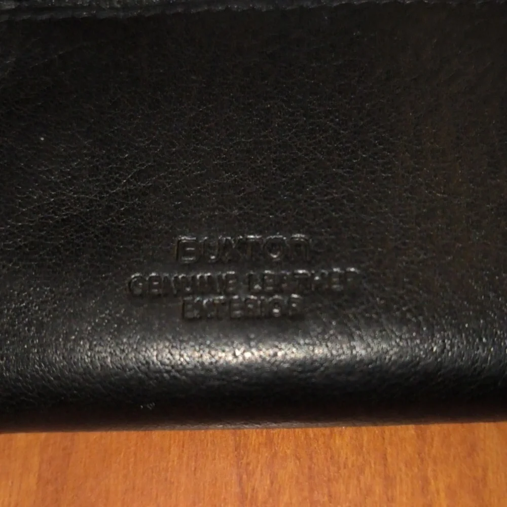 Buxton Velvet Touch Cowhide Leather Flip French Purse Wallet Women’s